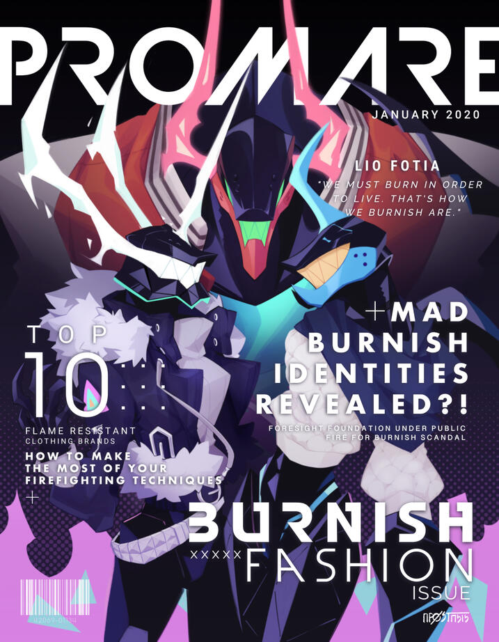 Piece for the Promare IGNITE zine.「2020」